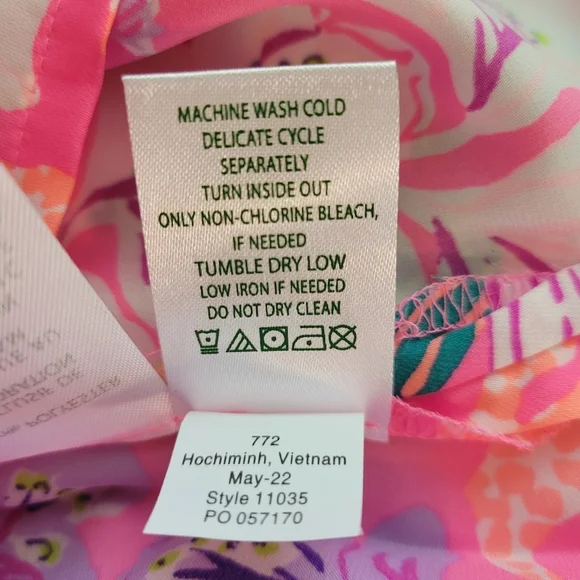 NWT Lilly Pulitzer Teagan Pajama Short Sleeve Top - Picture 11 of 12